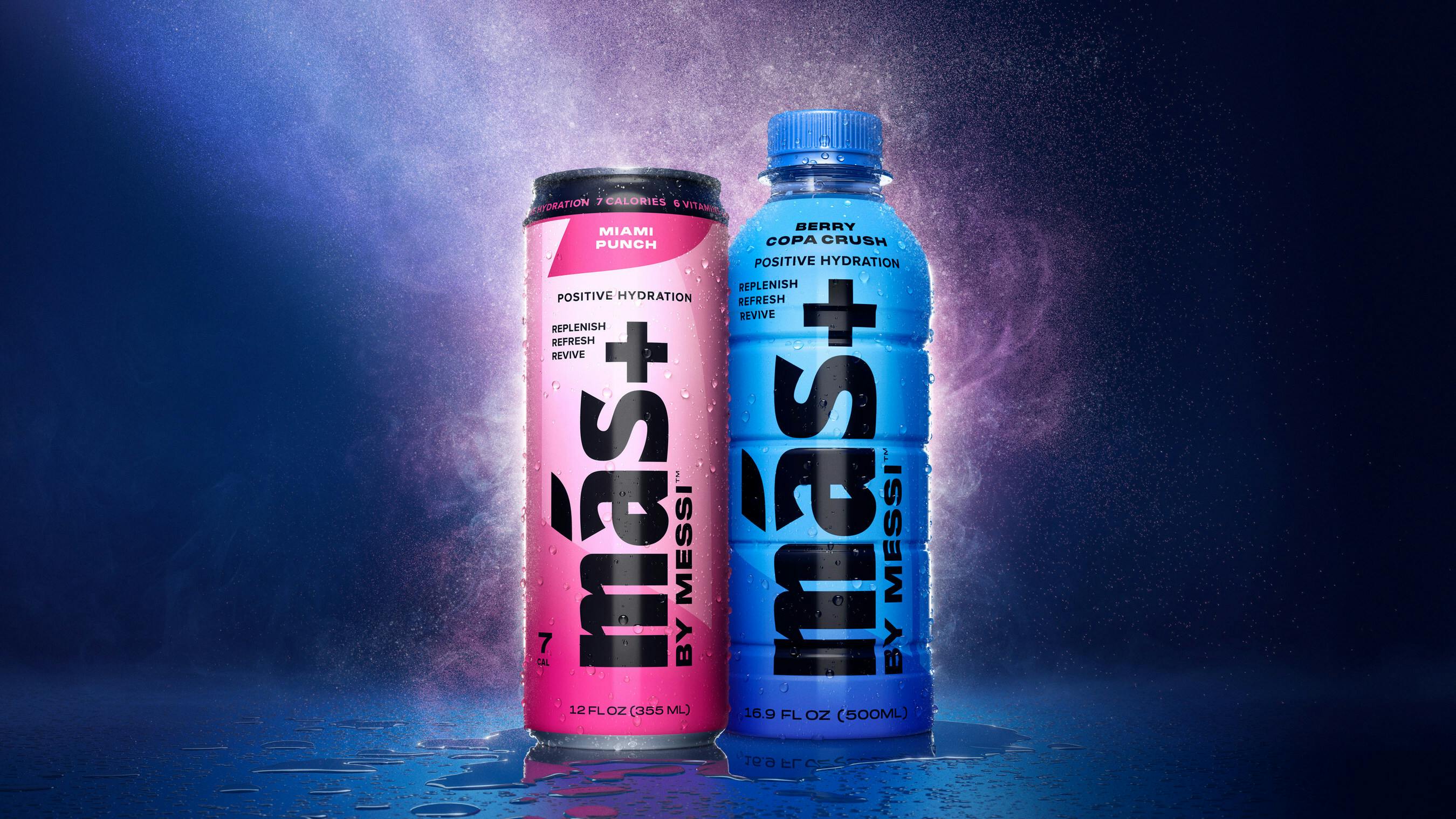 Soccer star Lionel Messi introduces his next-generation hydration drink