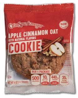 Otis Spunkmeyer apple cinnamon oat cookie Otis Spunkmeyer apple cinnamon oat cookie