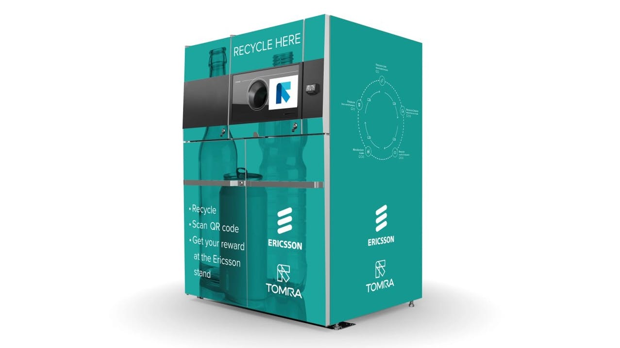 Tomra Collection's reverse vending machines collect, sort and process used beverage containers so they can be reused and recycled back into new bottles and cans.