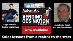 What vending and convenience services operators can learn from What operators can learn from Angel Salvador, a realtor to the stars What vending and convenience services operators can learn from What operators can learn from Angel Salvador, a realtor to the stars