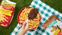 Ore-Ida and GoodPop launch a frozen treat inspired by a popular food combination: french fries dipped in a milkshake. Ore-Ida and GoodPop launch a frozen treat inspired by a popular food combination: french fries dipped in a milkshake.