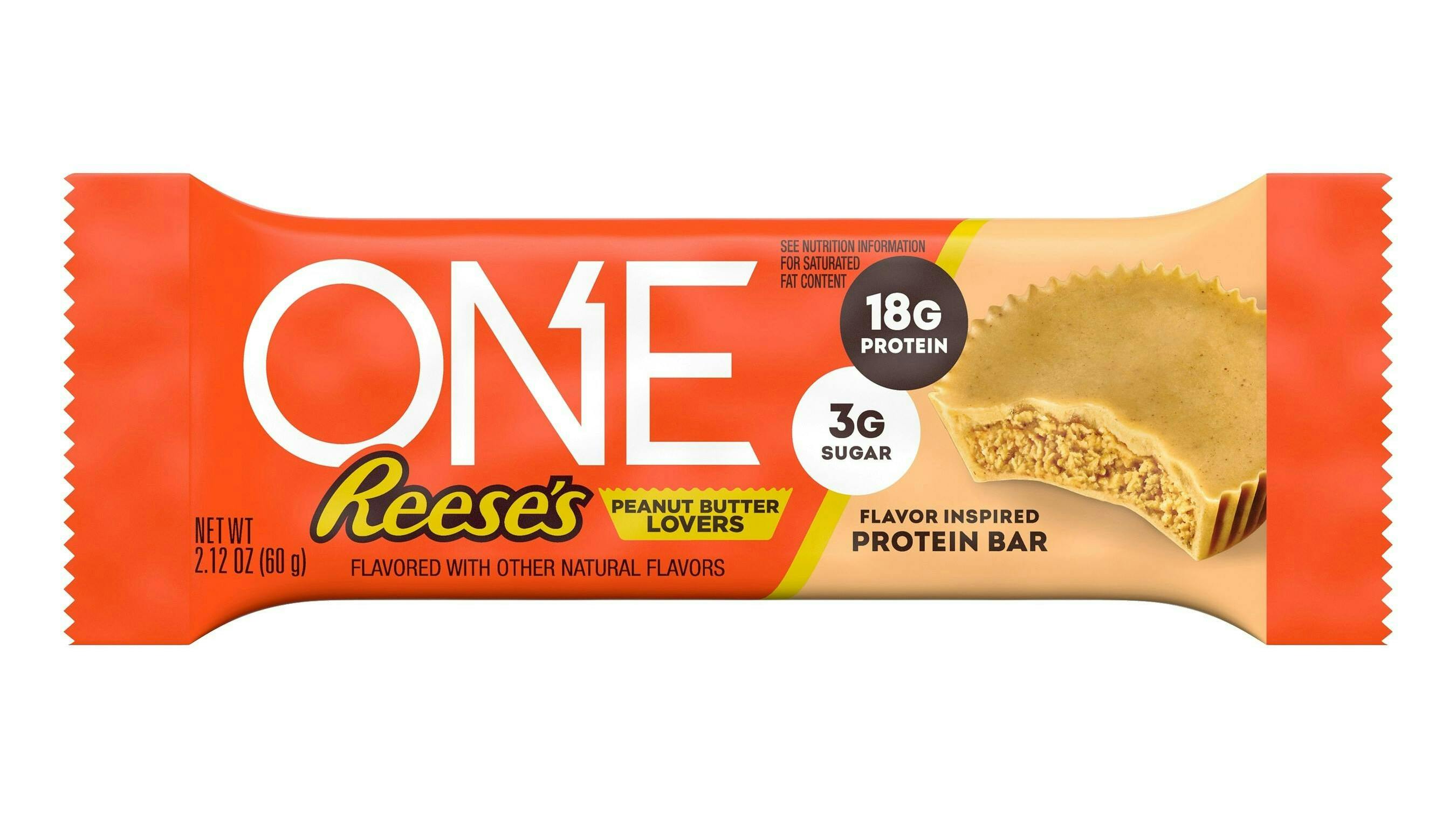 One Brands Reese's peanut butter cup protein bar