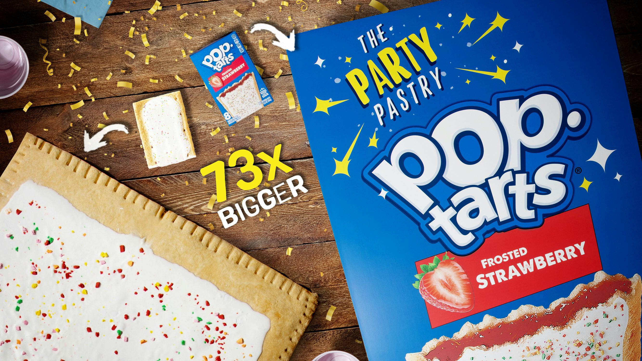 Pop-Tarts debuts the Party Pastry, its largest toaster pastry ever