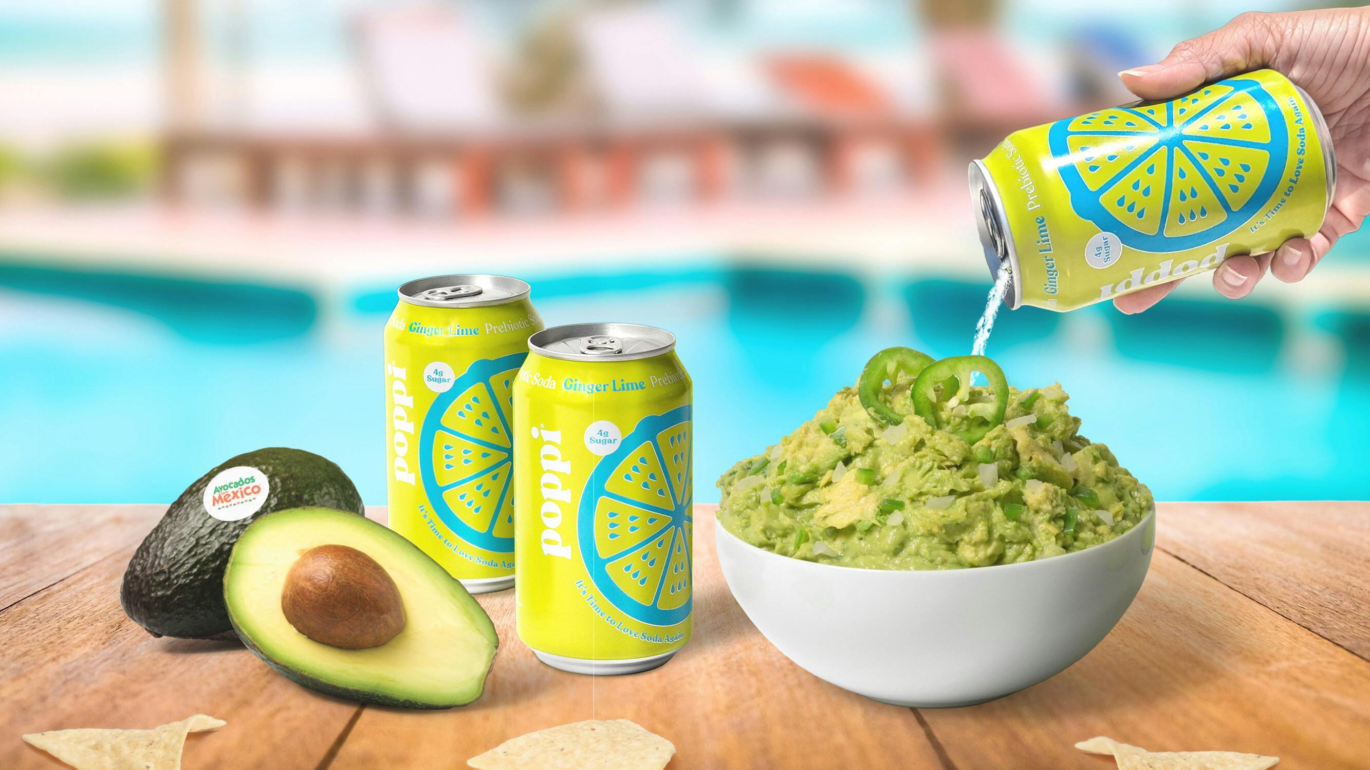 To celebrate National Avocado Day, Avocados From Mexico Teams Up with poppi to Create Pop-Guac, an Unexpectedly Delicious New Twist on Guacamole