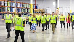 Local community and business leaders join a tour of PepsiCo Beverages North America’s new distribution facility in Smyrna, Tenn. Local community and business leaders join a tour of PepsiCo Beverages North America’s new distribution facility in Smyrna, Tenn.