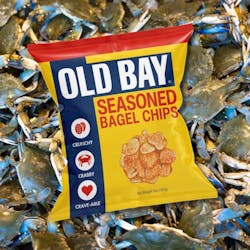 CaliBagels Old Bay Seasoned Bagel Chips CaliBagels Old Bay Seasoned Bagel Chips
