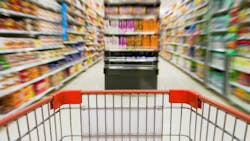 shopping cart blurred shopping cart blurred