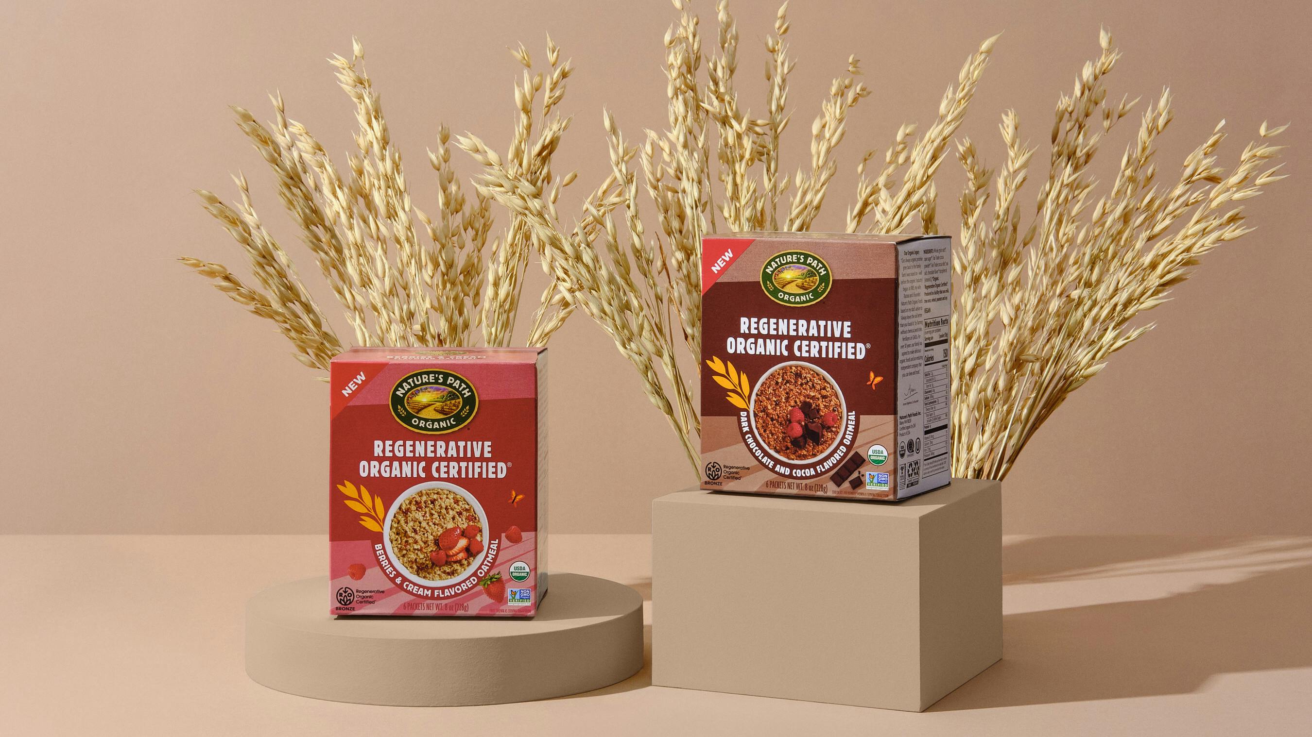 Nature's Path launches Regenerative Organic Certified (ROC) Flavored Oatmeal line