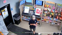 In this micro market, the customer cancels the sale but leaves with merchandise. ProWatch Solutions' ARMS uses technology and artificial intelligence to identify issues such as these to help the market operator prevent theft. In this micro market, the customer cancels the sale but leaves with merchandise. ProWatch Solutions' ARMS uses technology and artificial intelligence to identify issues such as these to help the market operator prevent theft.