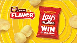 Frito-Lay North America has brought back its Lay's potato chips Do Us a Flavor contest. Frito-Lay North America has brought back its Lay's potato chips Do Us a Flavor contest.