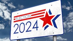 2024 U.S. presidential election street sign 2024 U.S. presidential election street sign