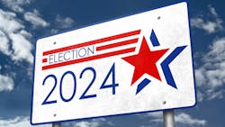 2024 U.S. presidential election street sign 2024 U.S. presidential election street sign
