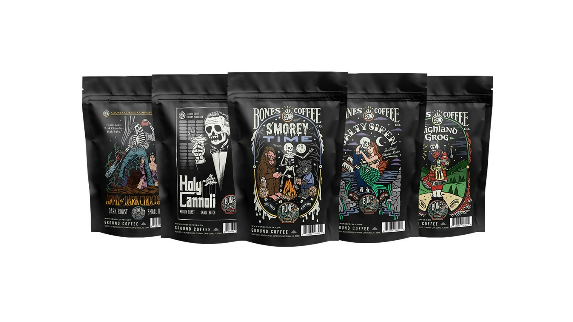 Bones Coffee Co. holiday packs