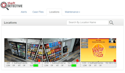 Theft Detective incorporates multiple proprietary cameras that oversee key areas of the market. The system automatically uploads events to the cloud for review based on a risk score. Theft Detective incorporates multiple proprietary cameras that oversee key areas of the market. The system automatically uploads events to the cloud for review based on a risk score.