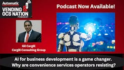 Gil Cargill and using AI for vending operator business development podcast Gil Cargill and using AI for vending operator business development podcast