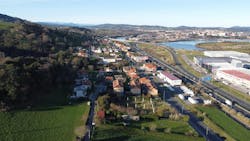 Panoramic view of the center of San Salvador from the Heras straight. Panoramic view of the center of San Salvador from the Heras straight.