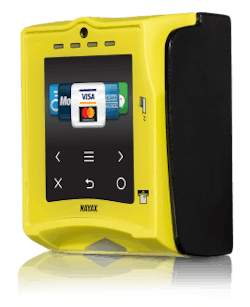 Nayax VPOS Touch side view Nayax VPOS Touch side view