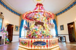 White House Blue Room Official Christmas Tree White House Blue Room Official Christmas Tree