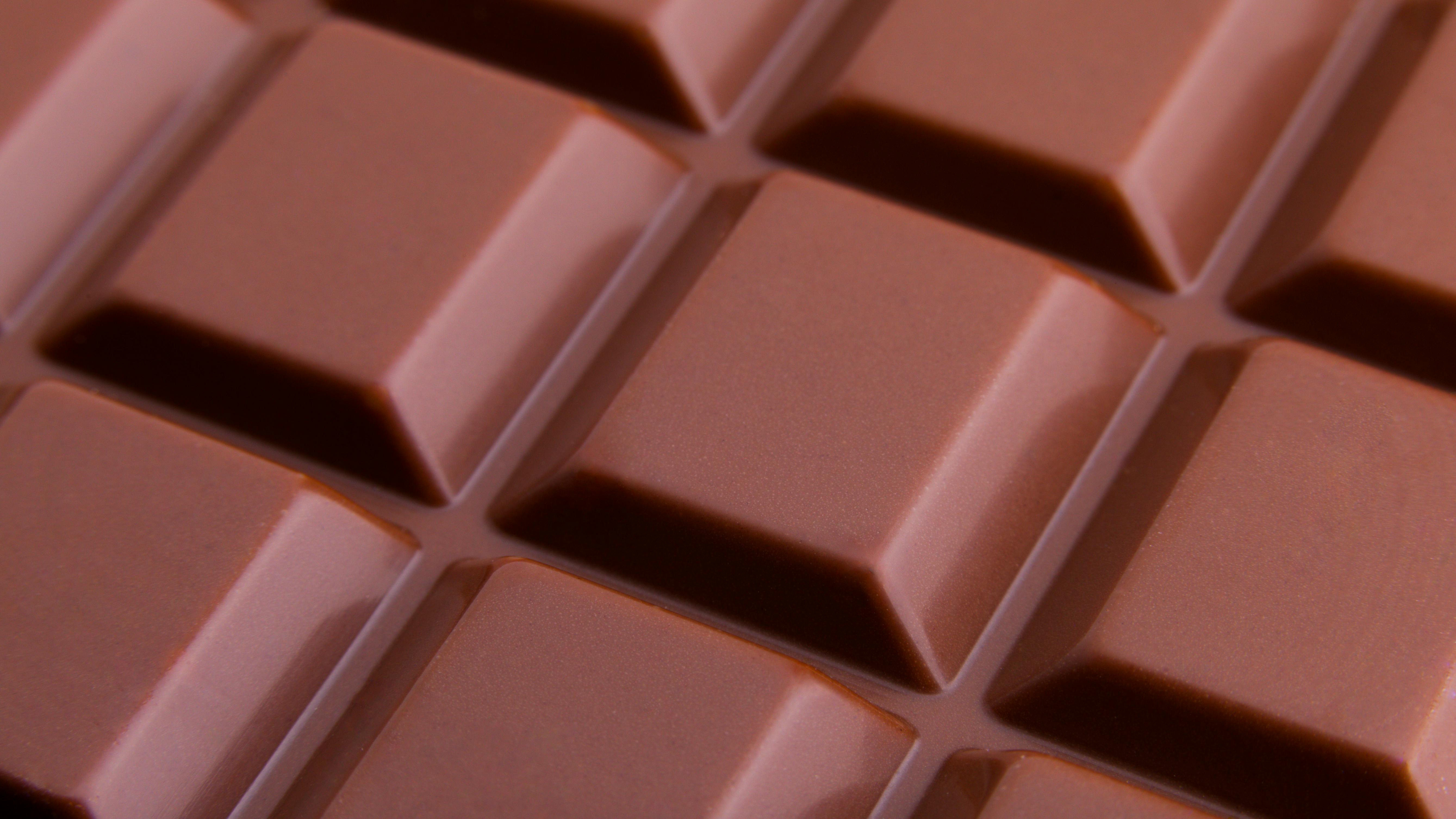 milk chocolate macro view