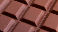 milk chocolate macro view