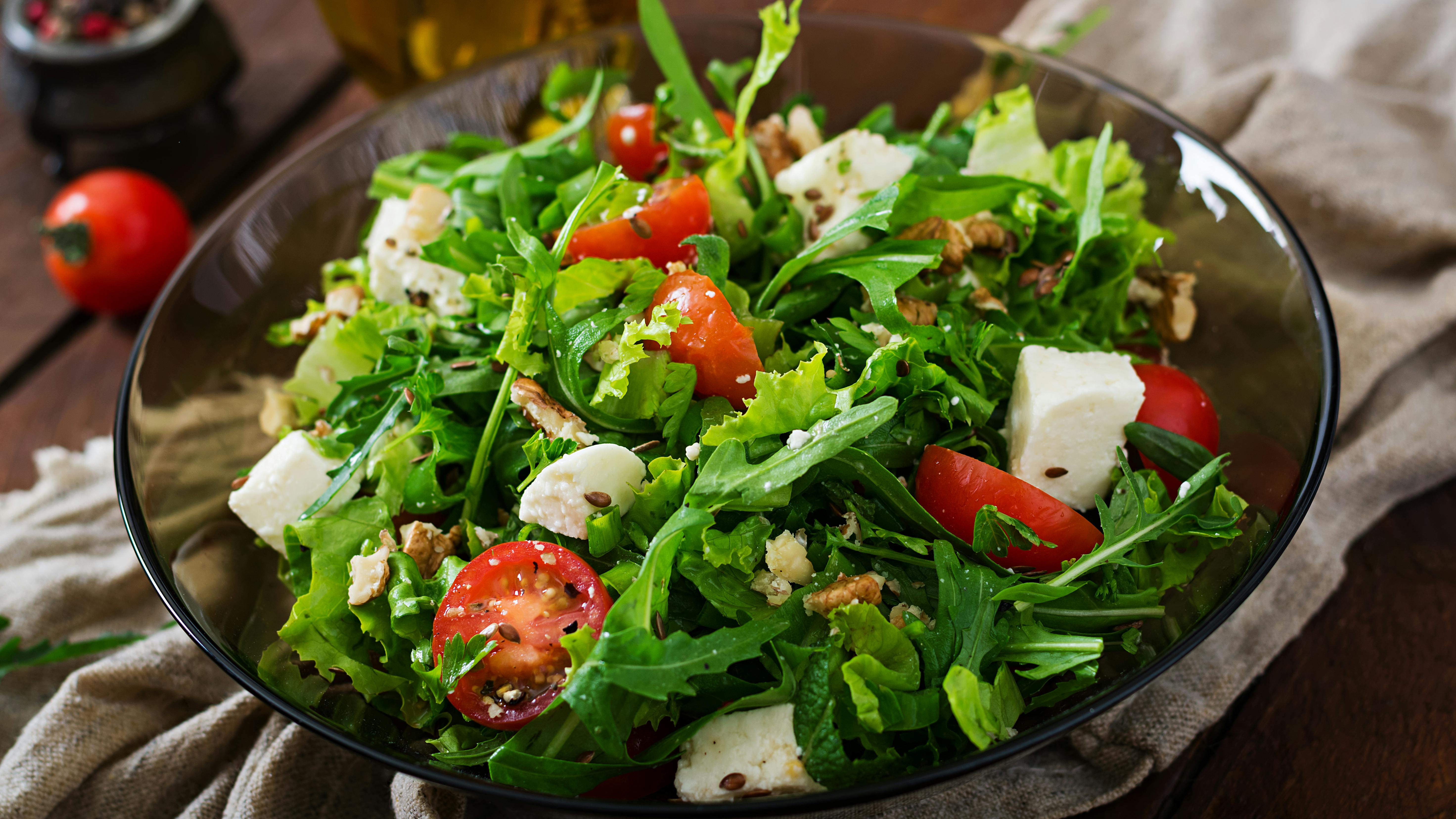 salad fresh vegetables stock image