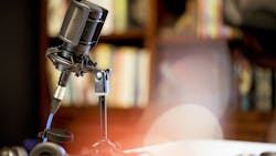 podcast stock image blurry background podcast stock image blurry background