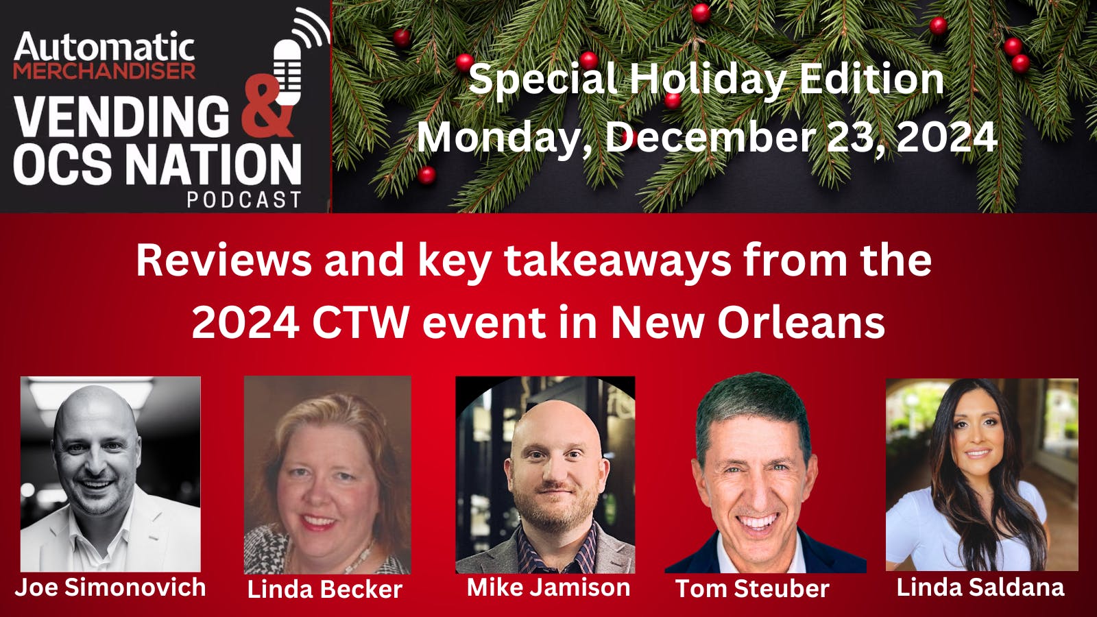 Coffee Tea and Water podcast 12/23/24