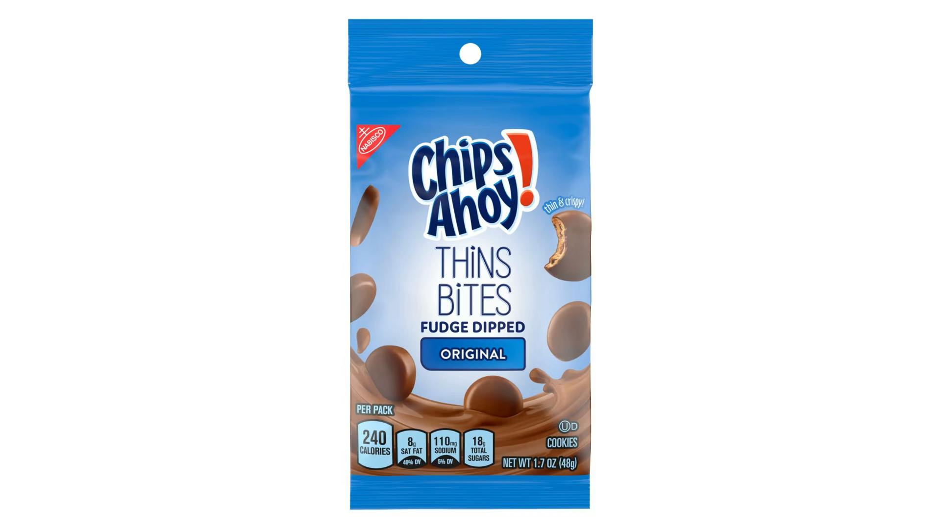 CHIPS AHOY! THINS Bites Fudge Dipped