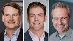 Keurig Dr Pepper has promoted three executives to key roles for its U.S. refreshment beverages and coffee market segments. From left: Eric Gorli, Sean Cronican and Drew Panayi0tou. Keurig Dr Pepper has promoted three executives to key roles for its U.S. refreshment beverages and coffee market segments. From left: Eric Gorli, Sean Cronican and Drew Panayi0tou.