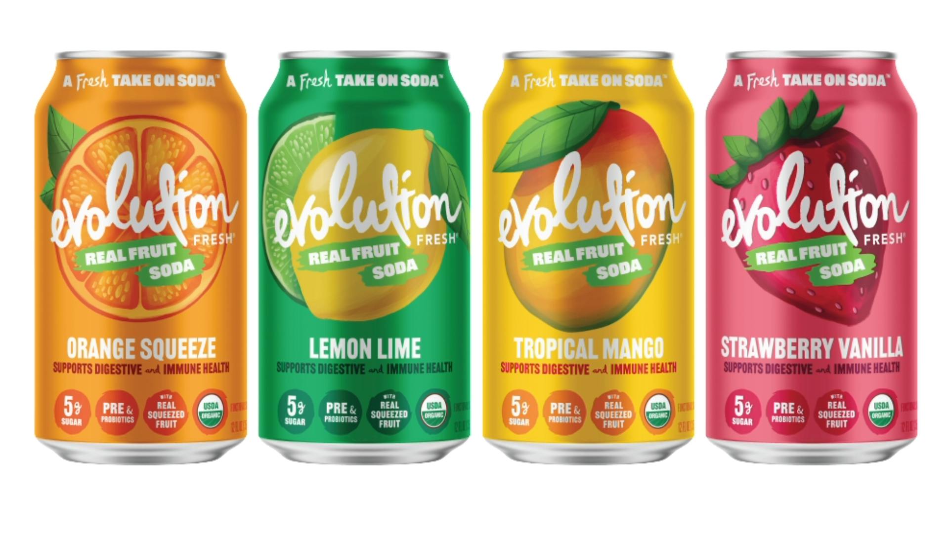 Evolution Fresh Real Fruit Soda