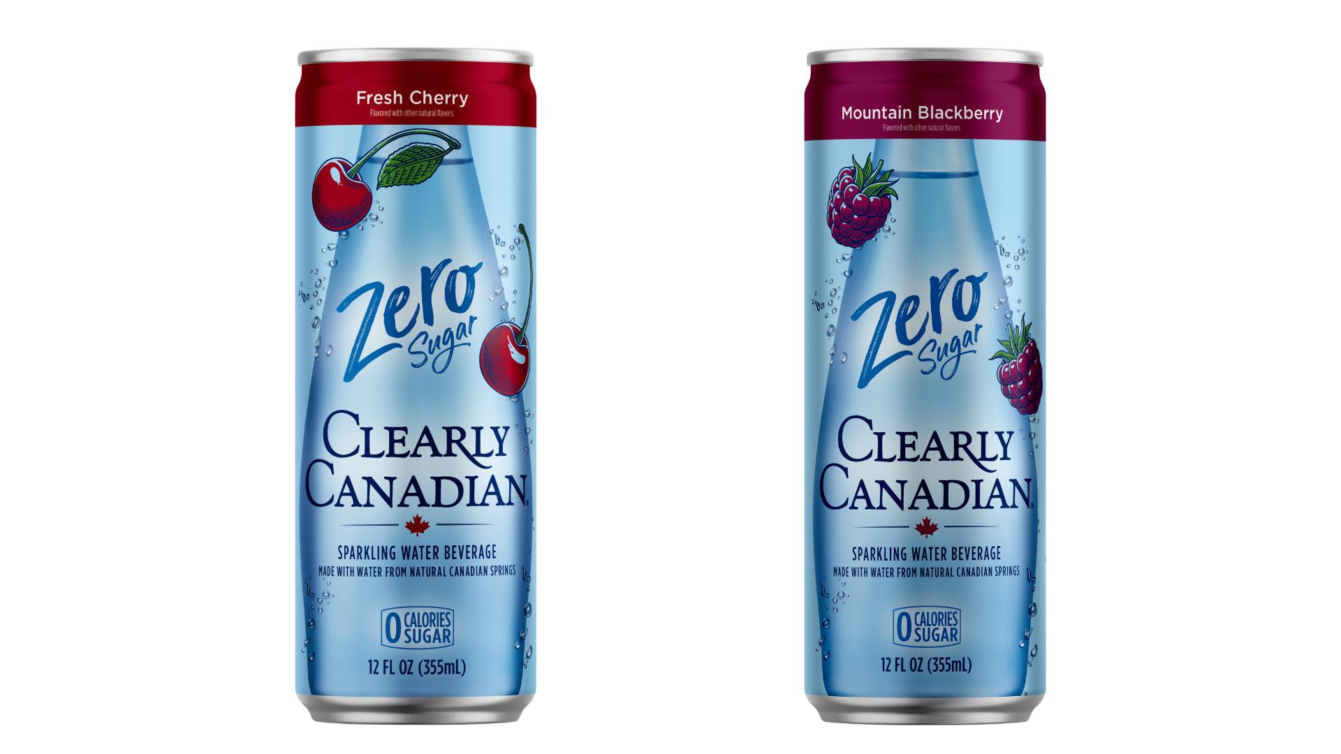 Clearly Canadian Zero Sugar Cans