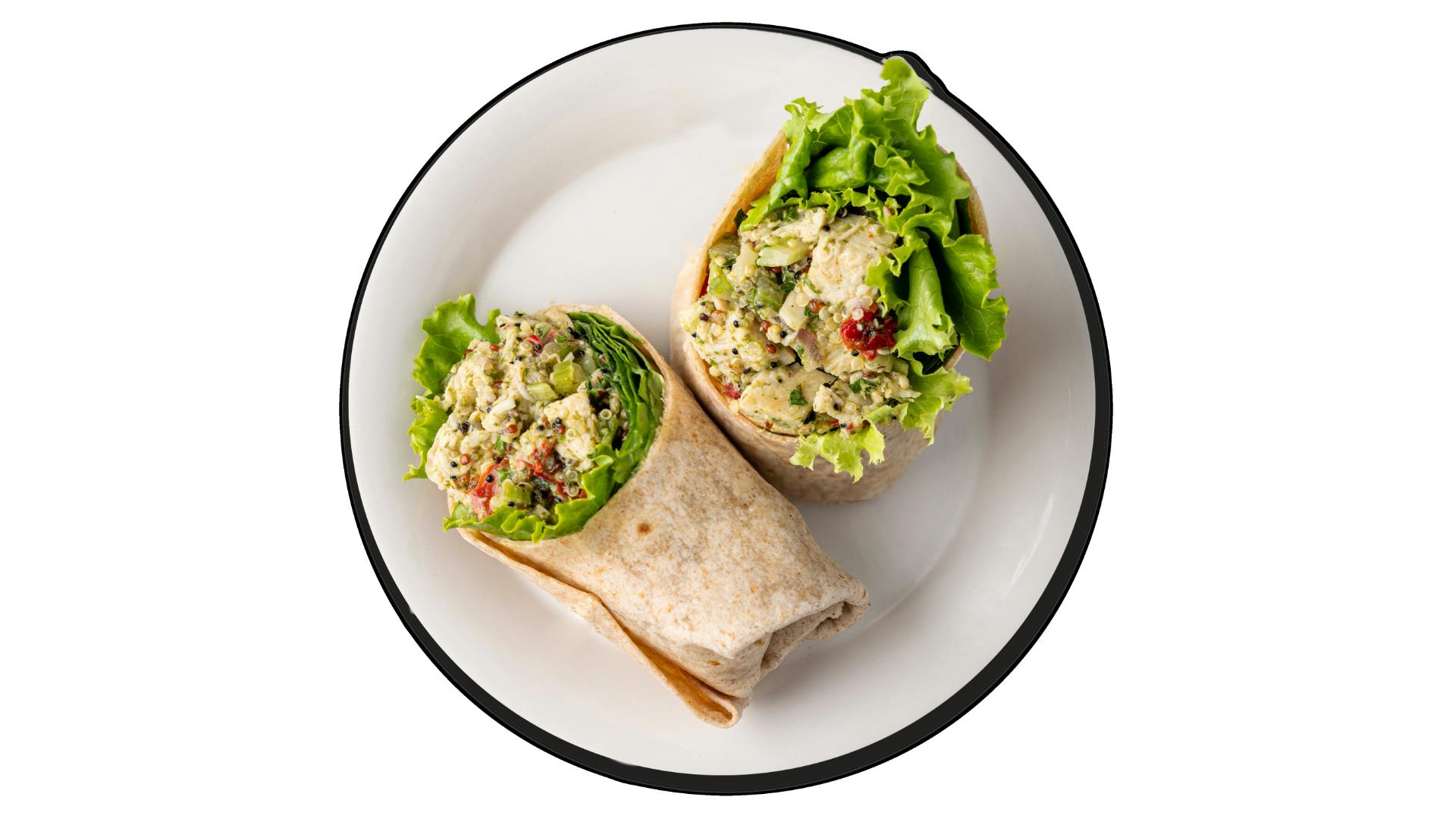 Farmer's Fridge Pesto Chicken Salad Wrap