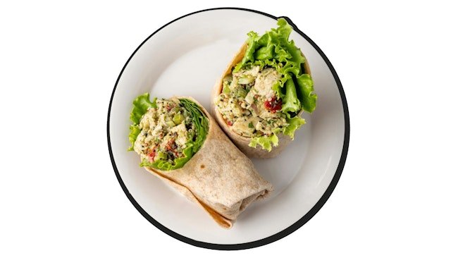Farmer's Fridge Pesto Chicken Salad Wrap