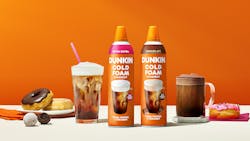 Dunkin debuts new flavors of its cold foam creamers Dunkin debuts new flavors of its cold foam creamers