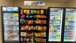 Global Vending Service offers clients the choice of large markets for 250 or more people, medium markets for 150 to 250 employees, and small markets for between 75 to 150 employees. Global Vending Service offers clients the choice of large markets for 250 or more people, medium markets for 150 to 250 employees, and small markets for between 75 to 150 employees.