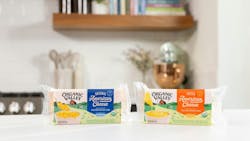 Organic American cheese blocks from Organic Valley Organic American cheese blocks from Organic Valley