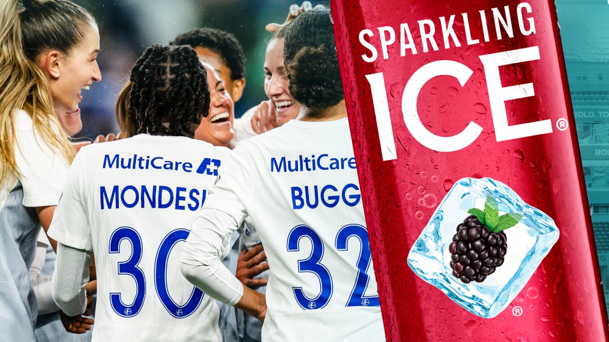 Sparkling water brand Sparkling Ice partners with Seattle Reign FC
