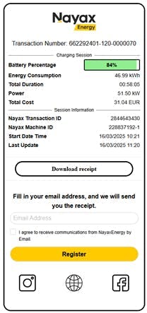 Nayax upgrades EV charging kiosk with state-of-charge status Nayax upgrades EV charging kiosk with state-of-charge status