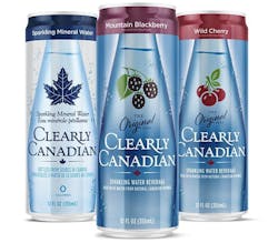Clearly Canadian named the official sparkling water of the Toronto Blue Jays Clearly Canadian named the official sparkling water of the Toronto Blue Jays