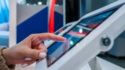 Kiosks like the one shown in this stock image have become ubiquitous in modern commerce. Nayax and N-and Group will partner to develop smart screens with embedded payment technology. Kiosks like the one shown in this stock image have become ubiquitous in modern commerce. Nayax and N-and Group will partner to develop smart screens with embedded payment technology.