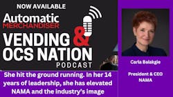Carla Balakgie, president and CEO of NAMA, convenience services trade association Carla Balakgie, president and CEO of NAMA, convenience services trade association