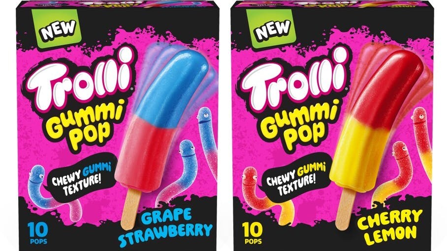 Sweet, sour and chewy: Trolli Gummi Pop treat pairs ice pop with gummi candy