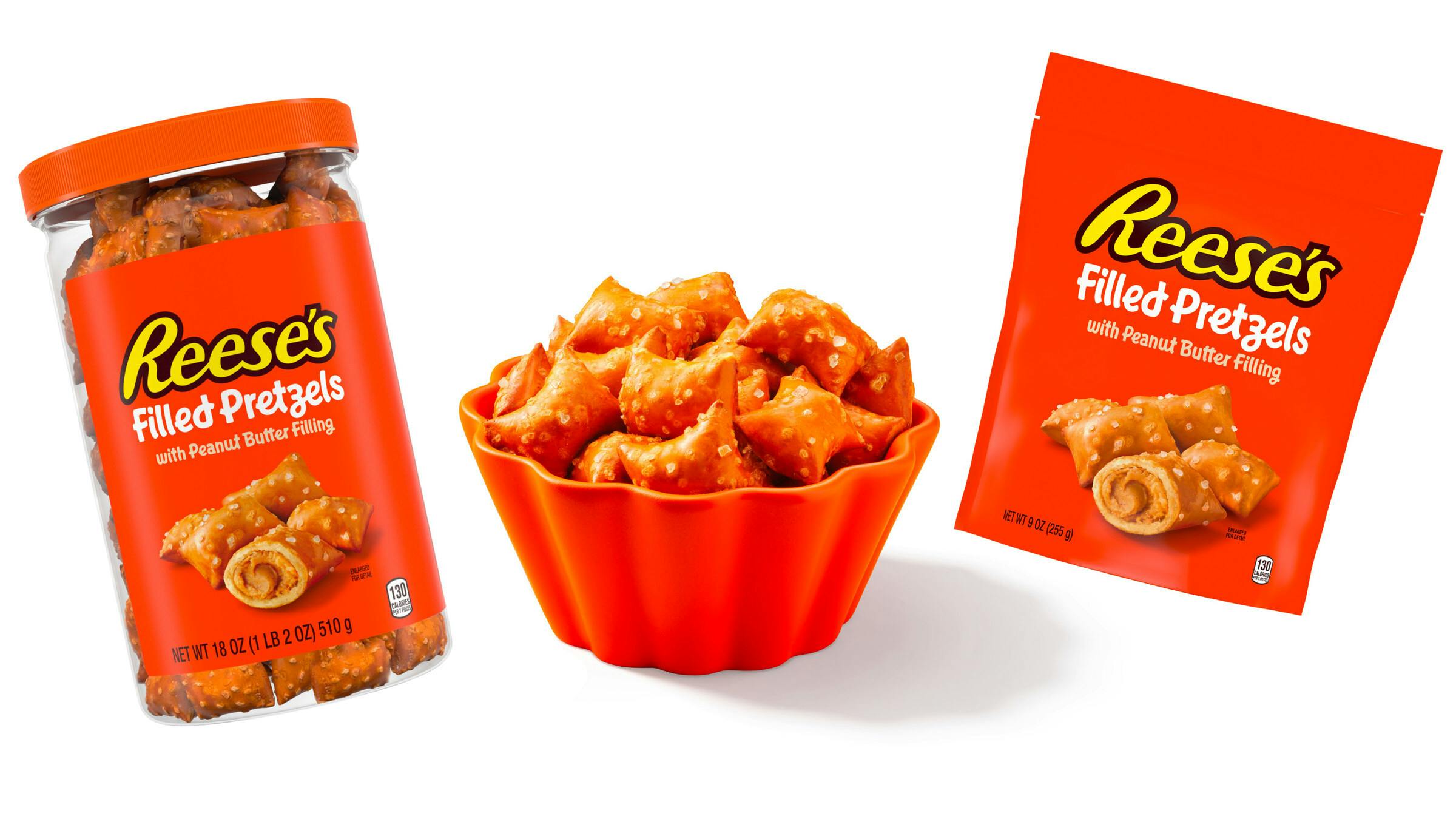 Reese&rsquo;s Filled Pretzels delivers crunchy and peanut-buttery treat