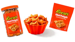 Reese’s Filled Pretzels delivers crunchy and peanut-buttery treat