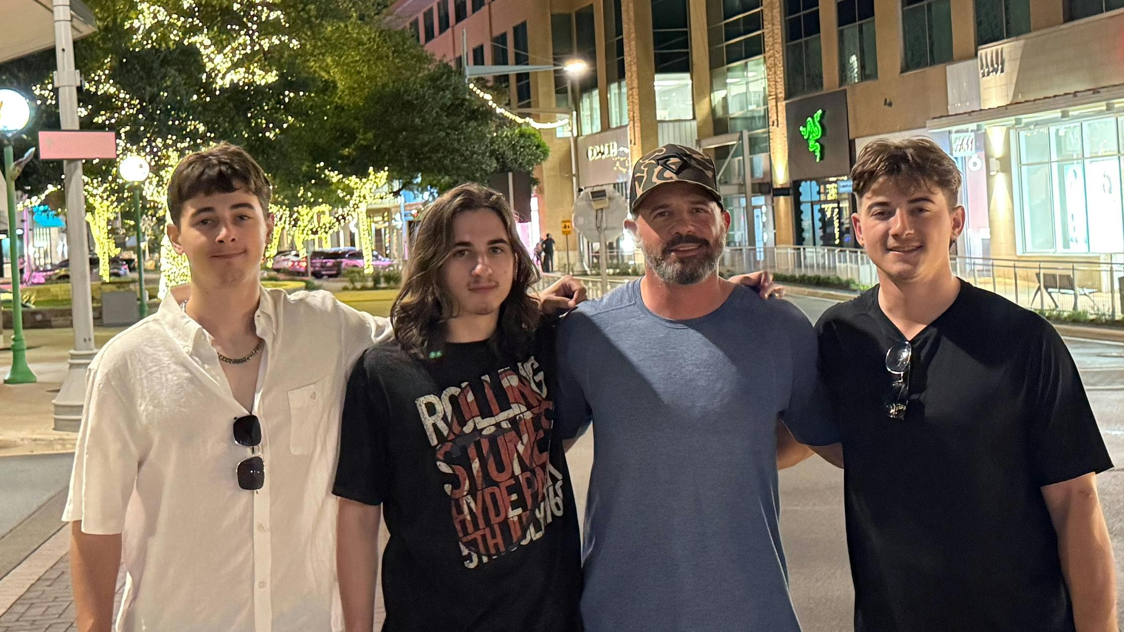 Josh Rosenberg, second from right, heads up Forward Thinkers. Shown with their dad and brother Elijah Rosenberg, Josh's sons Ethan Rosenberg and Isaac Rosenberg are also a part of Forward Thinkers.