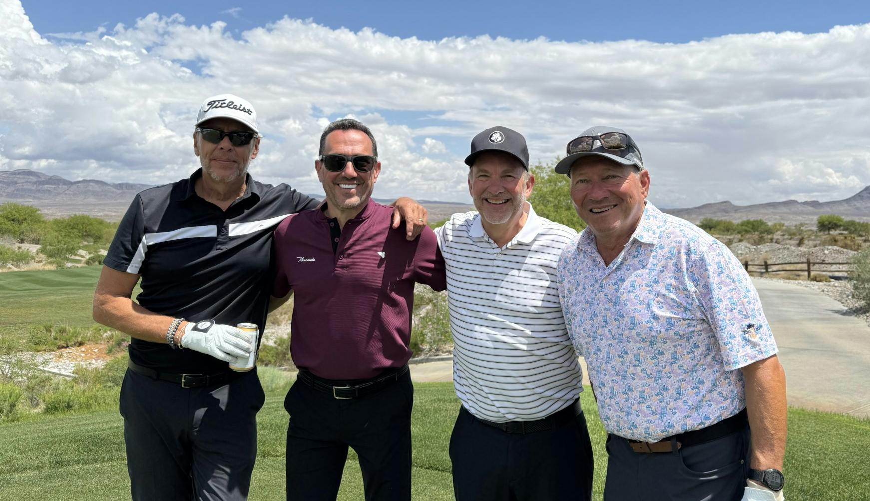 Rick &ldquo;The Duke&rdquo; Dutkiewicz, David &ldquo;Hollywood&rdquo; Henchel and Jim &ldquo;Dutton&rdquo; Evans and Bob Tullio