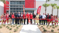 Coca-Cola Beverages Florida LLC opened its new Tampa distribution center and fleet facility. Coca-Cola Beverages Florida LLC opened its new Tampa distribution center and fleet facility.