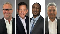 From left: Andy Hill, president; Cass Black, chief customer officer; Jamaal Medley, vice president, field franchise operations; Guillermo Mora, senior director of supply chain and logistics technology From left: Andy Hill, president; Cass Black, chief customer officer; Jamaal Medley, vice president, field franchise operations; Guillermo Mora, senior director of supply chain and logistics technology