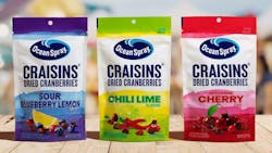 Ocean Spray flavored dried cranberries Ocean Spray flavored dried cranberries