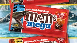 M&M’S Mega Peanut Butter packs M&M’S Mega Peanut Butter packs